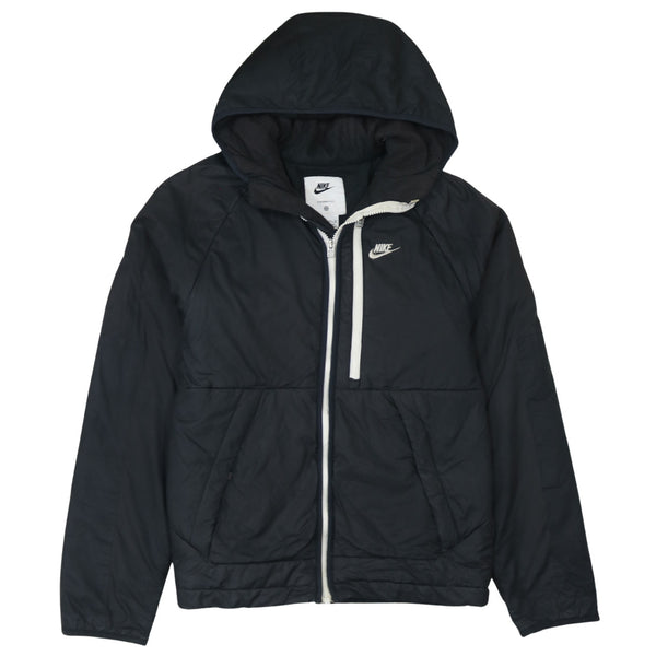 Nike 90's Swoosh Full Zip Up Windbreaker XSmall Black