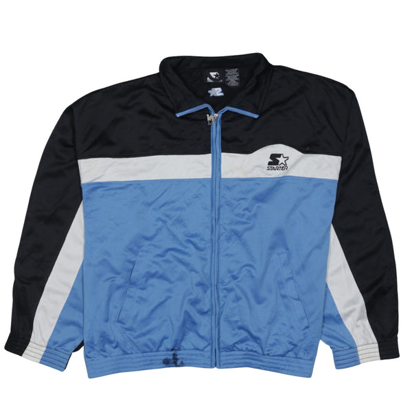 Starter 90's Lightweight Full Zip Up Sweatshirt XLarge Black