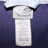 Champion 90's Lightweight Full Zip Up Sweatshirt Small Navy Blue