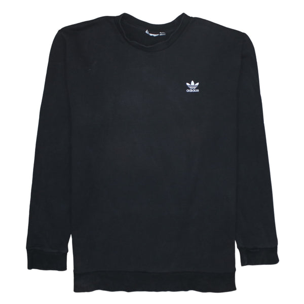 Adidas 90's Lightweight Crew Neck Sweatshirt Large  Black