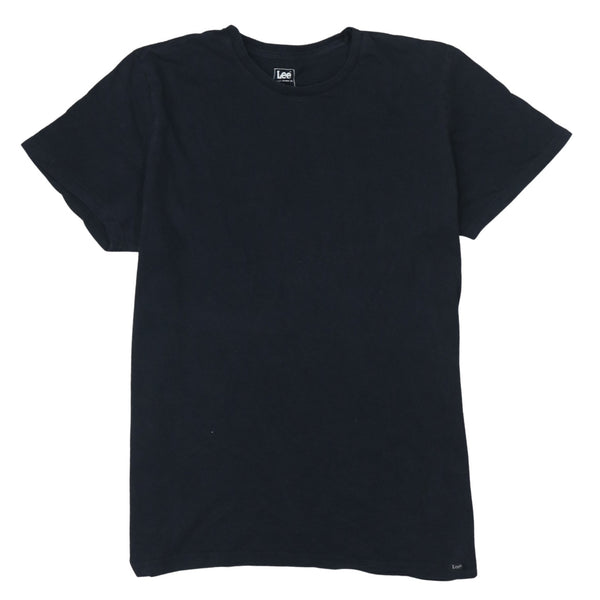 Lee 90's Short Sleeves Crew Neck T Shirt Large Black