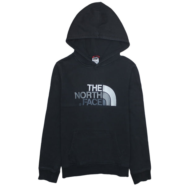 The North Face 90's Spellout Pullover Hoodie Large Black