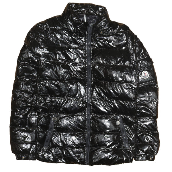 Moncler 90's Lightweight Full Zip Up Puffer Jacket Medium (missing sizing label) Black