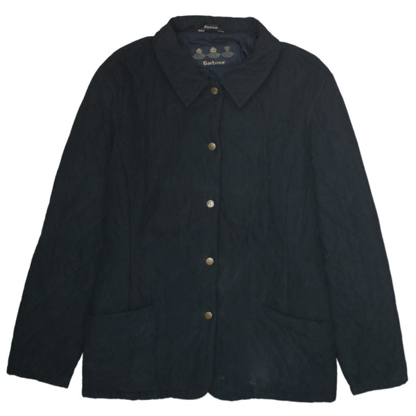 Barbour 90's Lightweight Button Up Windbreaker Large  Black