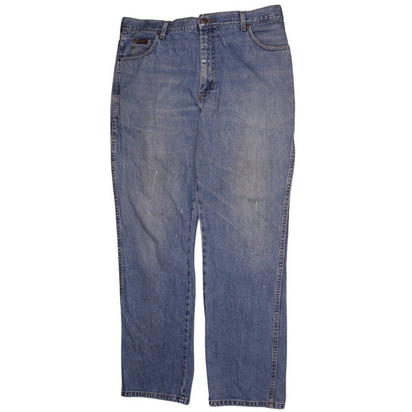 Wrangler 90's Straight Leg Baggy Trousers / Pants 40 Blue