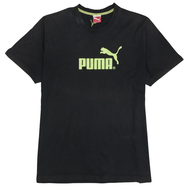 Puma 90's Spellout Short Sleeves T Shirt XLarge Black