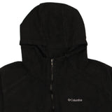 Columbia 90's Hooded Full Zip Up Fleece Jumper XLarge Black