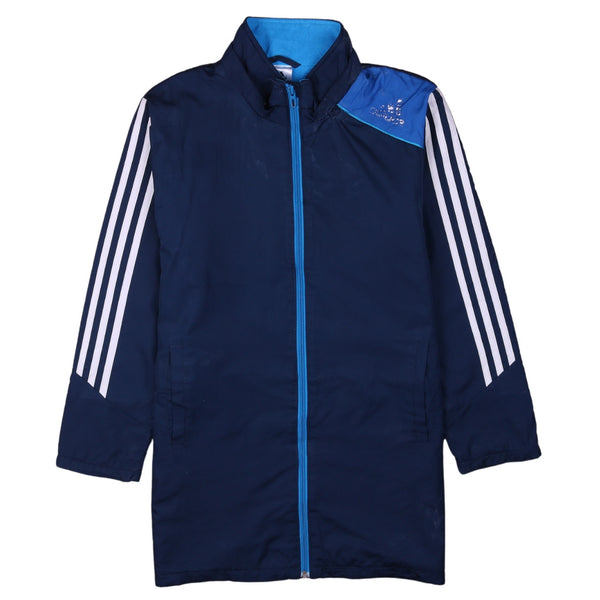 Adidas 90's Sportswear Full Zip Up Windbreaker Small (missing sizing label) Blue