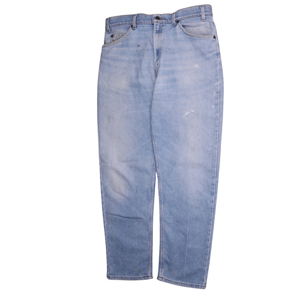 Levi's 90's Straight Leg Baggy Trousers / Pants 36 Blue