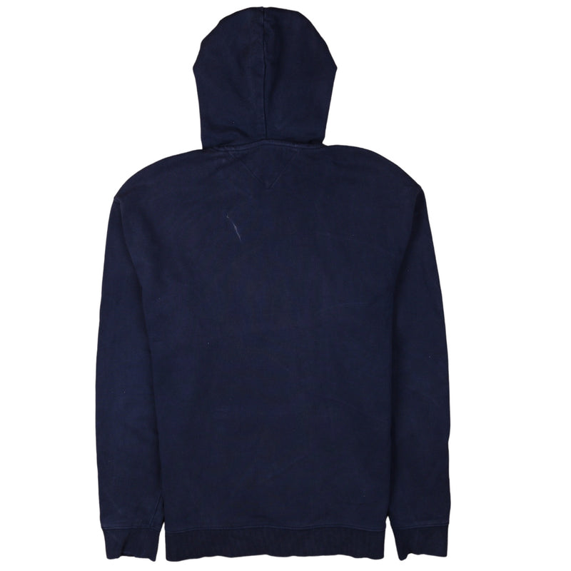 Tommy Hilfiger 90's Pullover Spellout Hoodie XSmall Navy Blue
