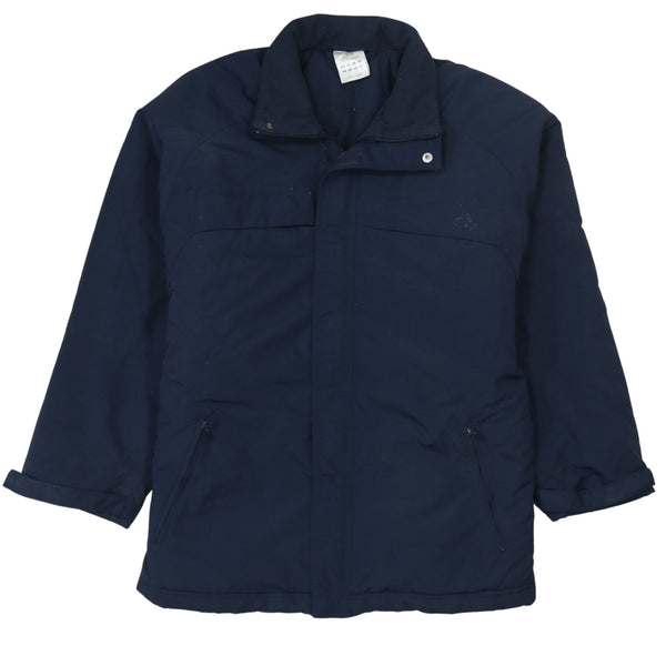 Adidas 90's Lightweight Full Zip Up Windbreaker Small Navy Blue