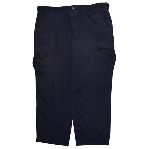 Active 90's Cargo Pockets Trousers / Pants XLarge Blue