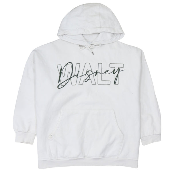 Disney 90's Walt Disney Pullover Hoodie XLarge White