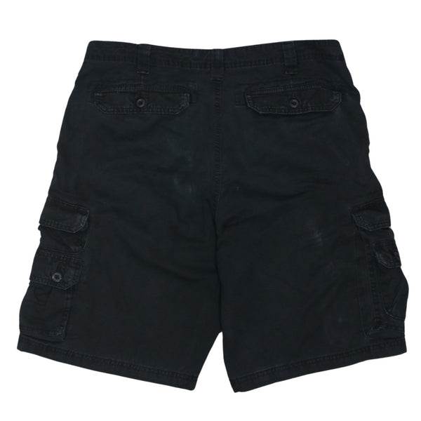 Lee 90's Drawstring Pockets Baggy Chino Shorts 34 Black