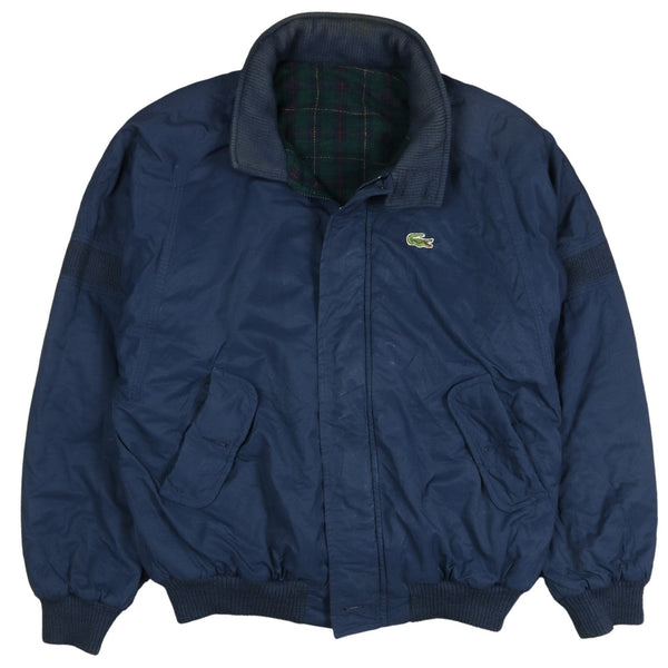 Lacoste 90's Lightweight Full Zip Up Windbreaker XLarge (missing sizing label) Navy Blue