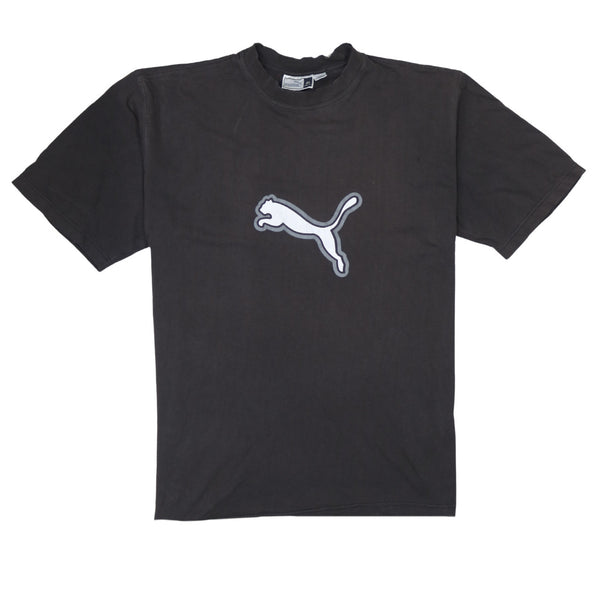 Puma 90's Spellout Short Sleeves T Shirt XLarge Black