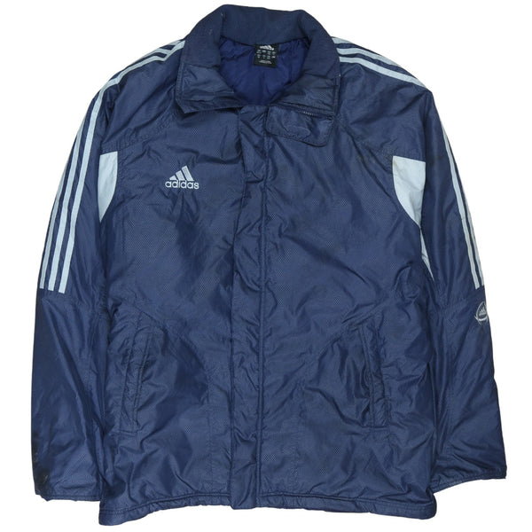 Adidas 90's Lightweight Full Zip Up Windbreaker XLarge (missing sizing label) Navy Blue