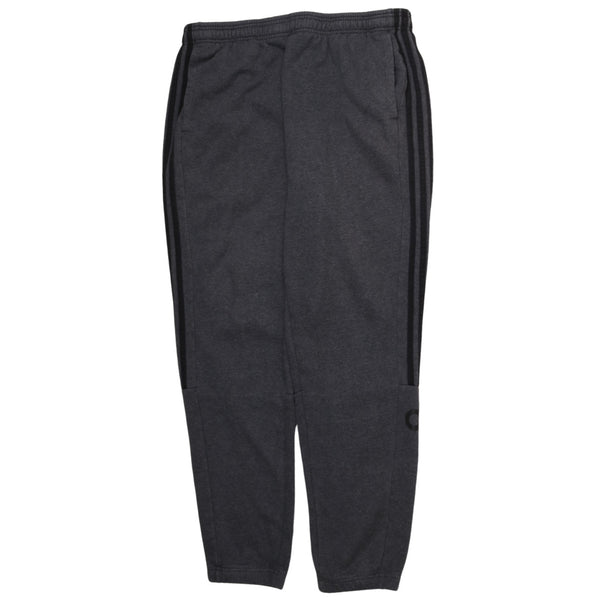 Adidas 90's Elasticated Waistband Drawstrings Joggers / Sweatpants XLarge Grey