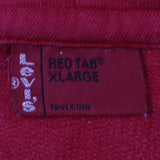 Levi's 90's Sportswear Full Zip Up Hoodie XLarge Red
