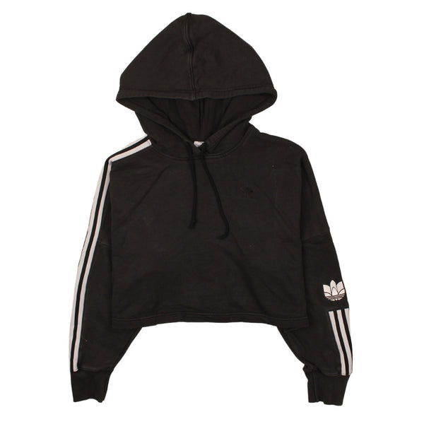 Adidas 90's Crop Pullover Hoodie XXXLarge (missing sizing label) Black