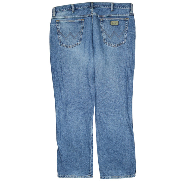 Wrangler 90's Lightwash Straight Leg Baggy Jeans / Pants 38 Blue
