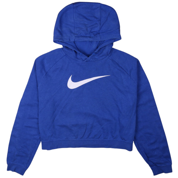 Nike 90's Pullover Swoosh Hoodie Large Blue