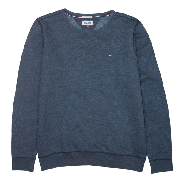Tommy Hilfiger 90's Lightweight Crew Neck Sweatshirt Large Navy Blue