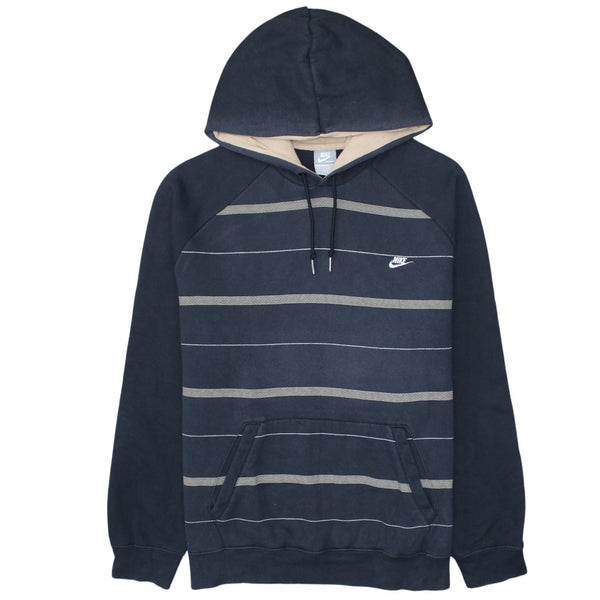 Nike 90's Swoosh Pullover Hoodie Large Black