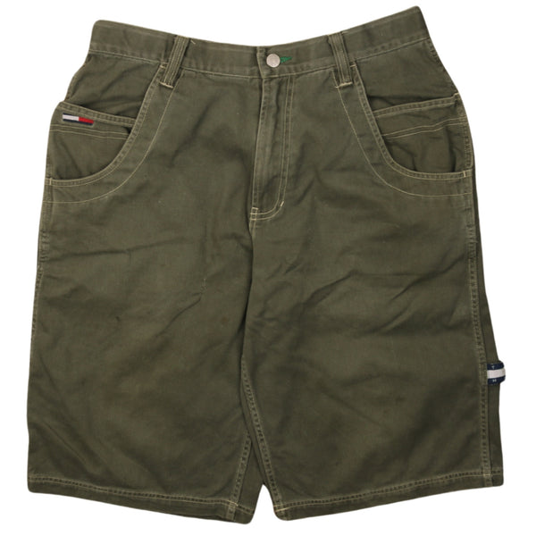 Tommy Jeans 90's Baggy Chino Shorts 32 Khaki Green