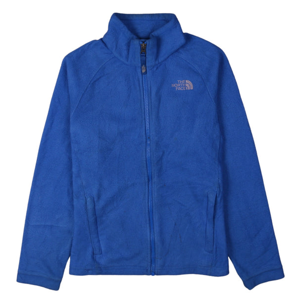 The North Face 90's Full Zip Up Fleece Jumper Medium Blue