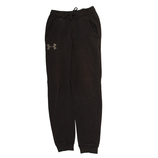 Under Armour 90's Elasticated Waistband Drawstrings Joggers / Sweatpants Small Black