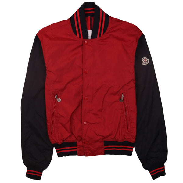 Moncler 90's Lightweight Button Up Windbreaker Medium (missing sizing label) Red