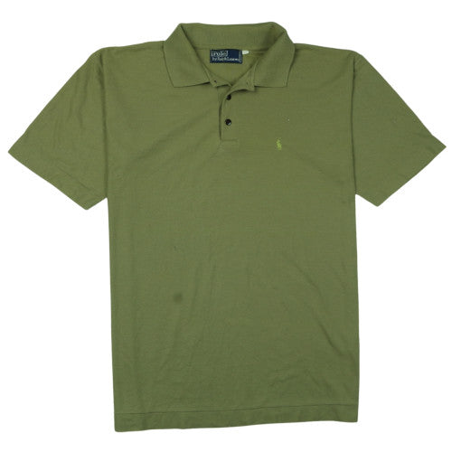 Polo Ralph Lauren Olive Green Polo Shirt Men's Medium Embroidered Pony Logo Short Sleeve Top