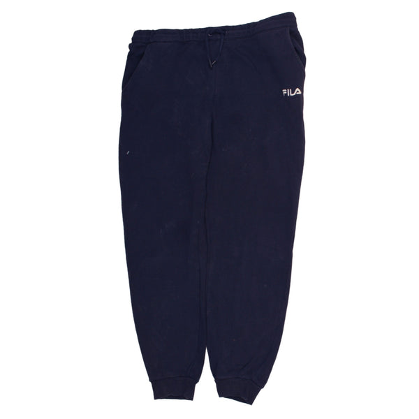 Fila 90's Casual Joggers / Sweatpants Medium Navy Blue