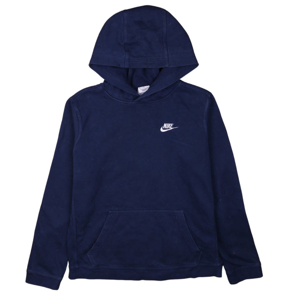 Nike 90's Pullover Swoosh Hoodie XLarge Navy Blue