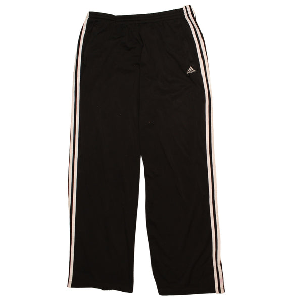 Adidas 90's Elasticated Waistband Drawstring Trousers / Pants XLarge Black