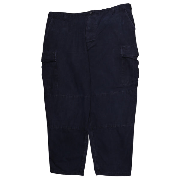 Tru-Spec 90's Straight Leg Baggy Cargo pockets Trousers / Pants 46 Navy Blue