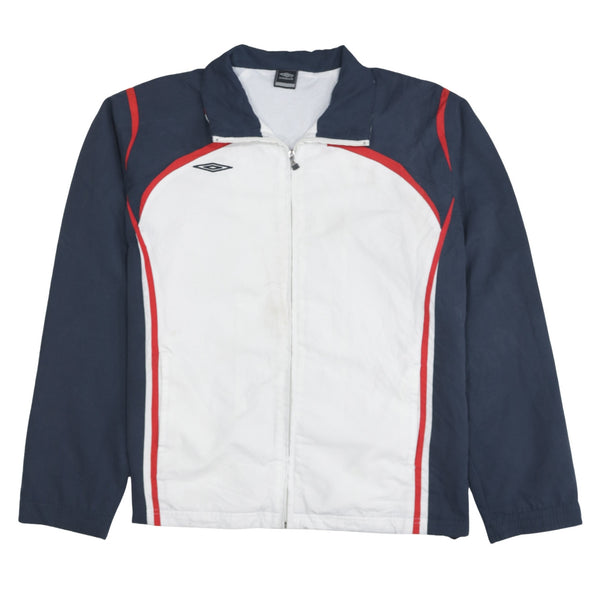 Umbro 90's Lightweight Full Zip Up Windbreaker XLarge Navy Blue