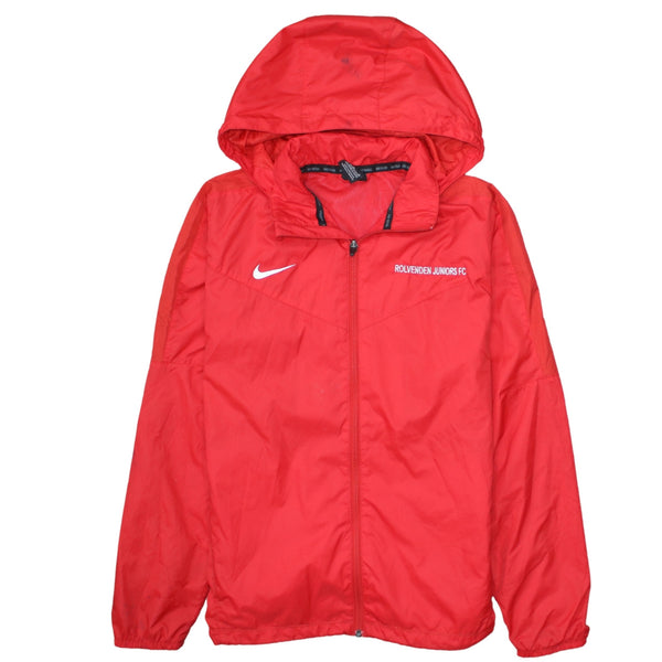 Nike 90's Swoosh Full Zip Up Windbreaker XLarge Red