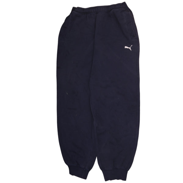 Puma 90's Casual Joggers / Sweatpants Medium Navy Blue