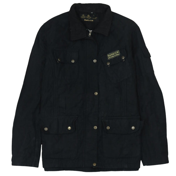 Barbour 90's Lightweight Full Zip Up Windbreaker Small  Black