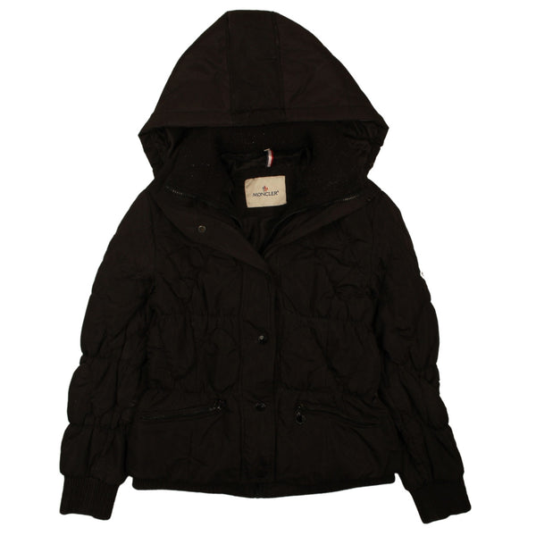 Moncler 90's Hooded Full Zip Up Windbreaker Small Black