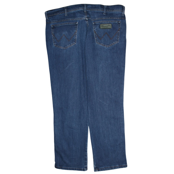 Wrangler 90's Lightwash Straight Leg Baggy Jeans / Pants 40 Blue