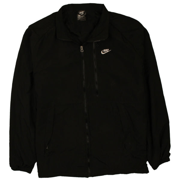 Nike 90's Swoosh Full Zip Up Windbreaker XXXLarge (3XL) Black