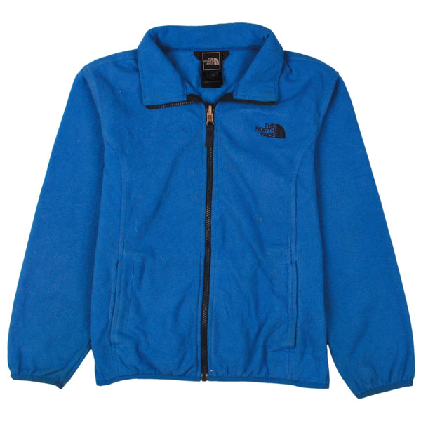 The North Face 90's Full Zip Up Fleece Jumper Medium Blue