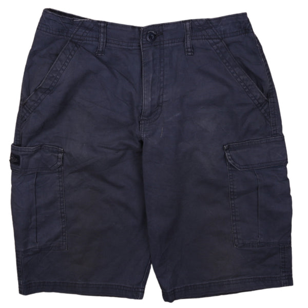 Lee 90's Cargo Pockets Shorts 30 Navy Blue