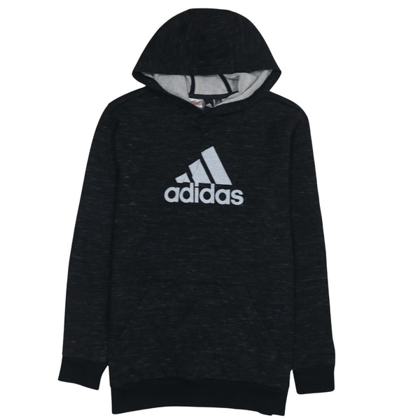 Adidas 90's Spellout Pullover Hoodie Large Black