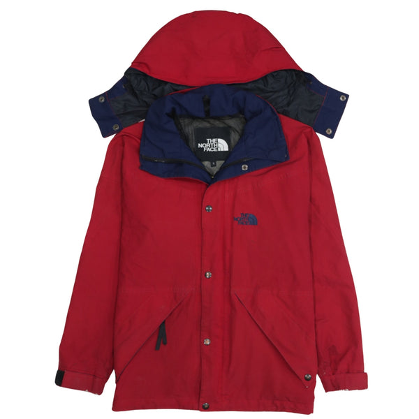 The North Face 90's Hooded Full Zip Up Windbreaker Small Red