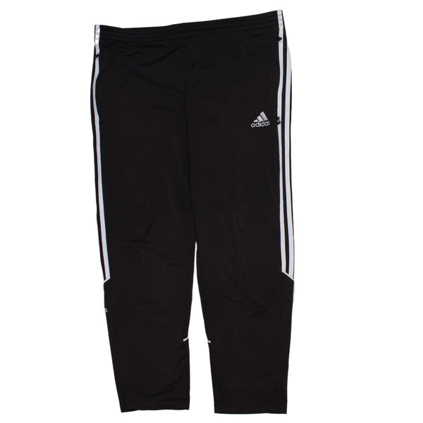 Adidas 90's Elasticated Waistband Drawstring Joggers / Sweatpants Medium Black