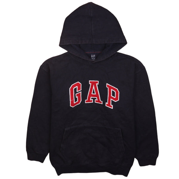 Gap 90's Spellout Pullover Hoodie XXLarge (2XL) Navy Blue